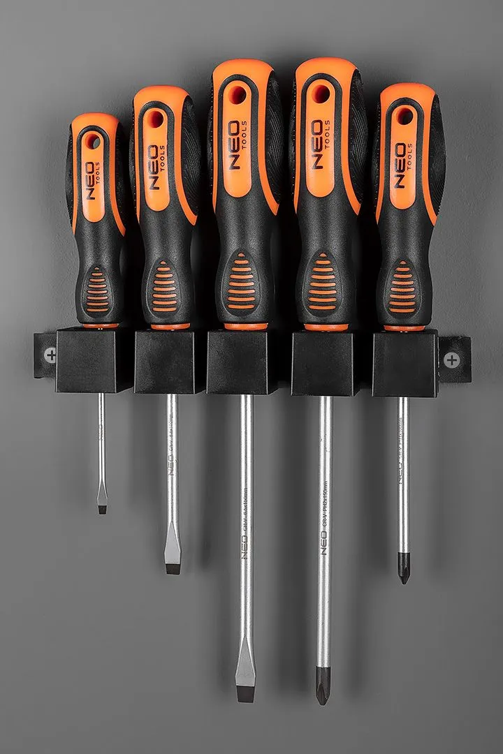 Викрутки Neo Tools набір 5шт, SL,PH, сталь CrV - 2