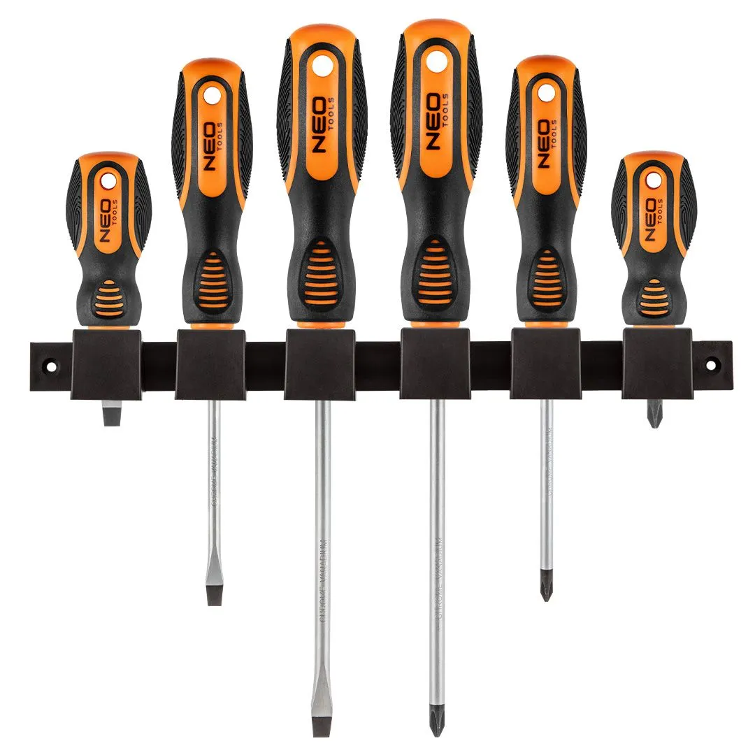 Викрутки Neo Tools набір 6шт, SL,PH, сталь CrV