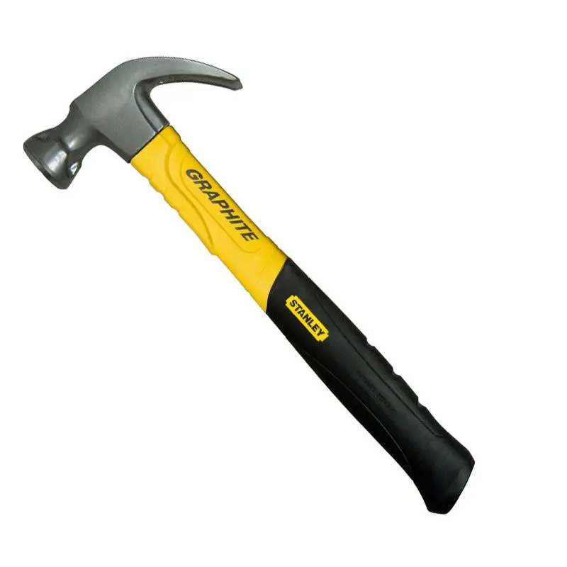 Молоток Stanley теслі Graphite Curve Claw, 450г, 350мм, з загнутий цвяходером - 3