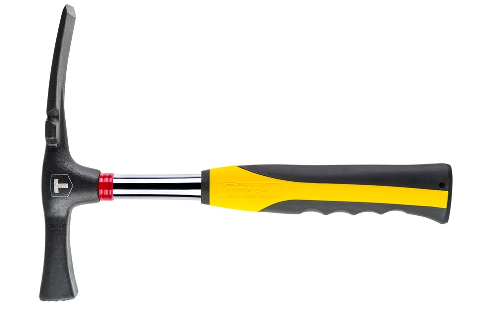 Молоток-кирка TOPEX 600г 27см руків'я металеве двокомпонентне