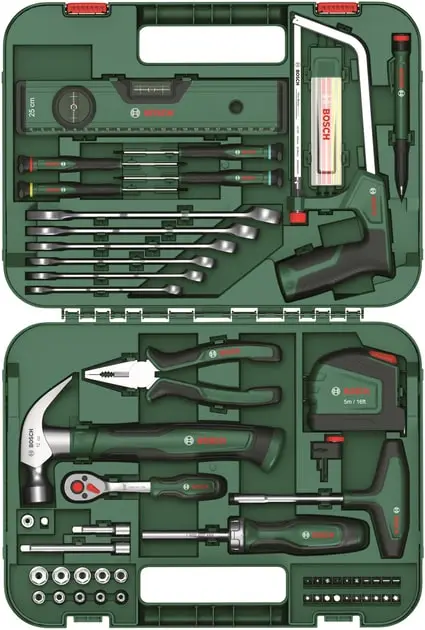 Набір інструментів Bosch, 1/2", 64шт, CrV - 2