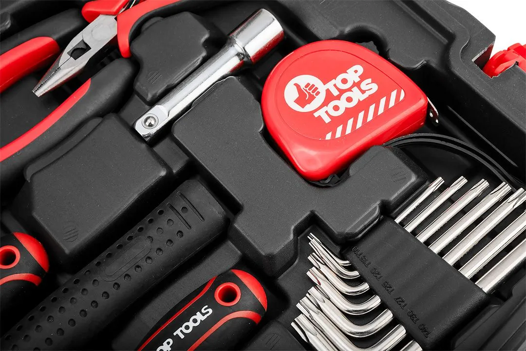 Набір інструментів Top Tools, 1/4", 3/8", 194шт, універсальний - 8