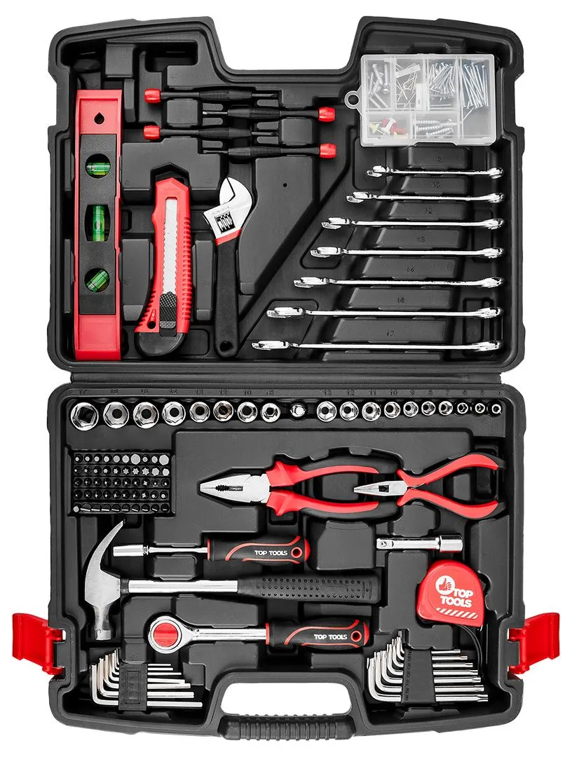 Набір інструментів Top Tools, 1/4", 3/8", 194шт, універсальний - 4