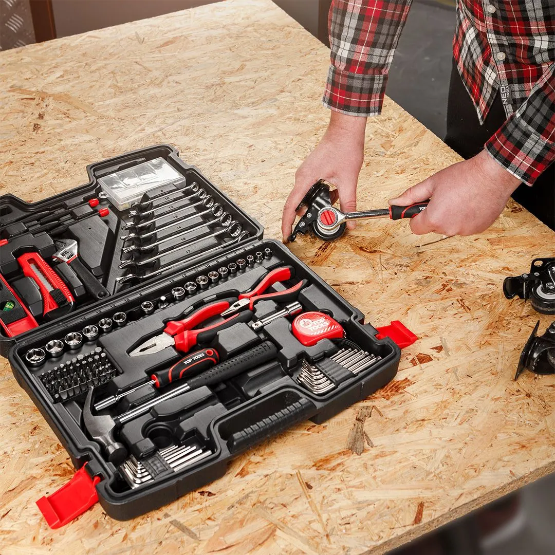 Набір інструментів Top Tools, 1/4", 3/8", 194шт, універсальний - 2