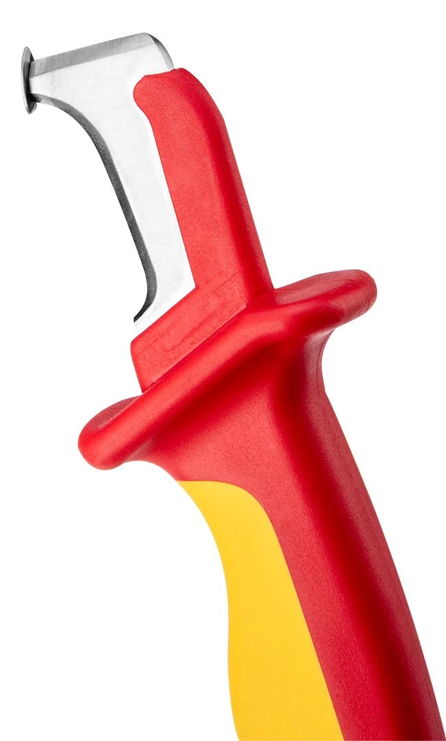 Ніж монтерський Neo Tools, діелектричний, для робіт під напругою 1000В, вигнуте лезо, 180мм - 7