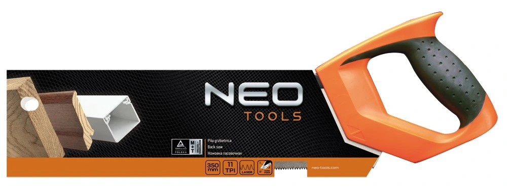 Ножівка для стусла Neo Tools, 350мм, 11TPI - 2