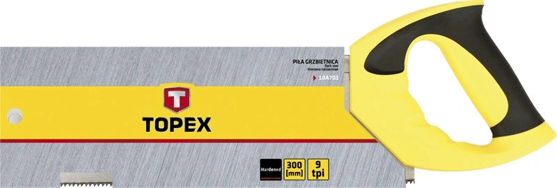 Ножівка для стусла TOPEX, 300мм, 9TPI - 2