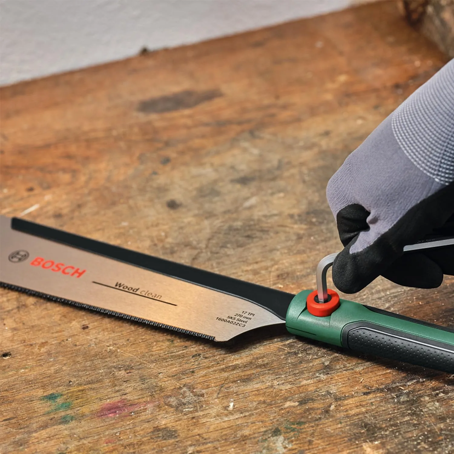 Ножівка по дереву Bosch Dozuki, 270мм, 17TPI, пластикове руків'я - 3