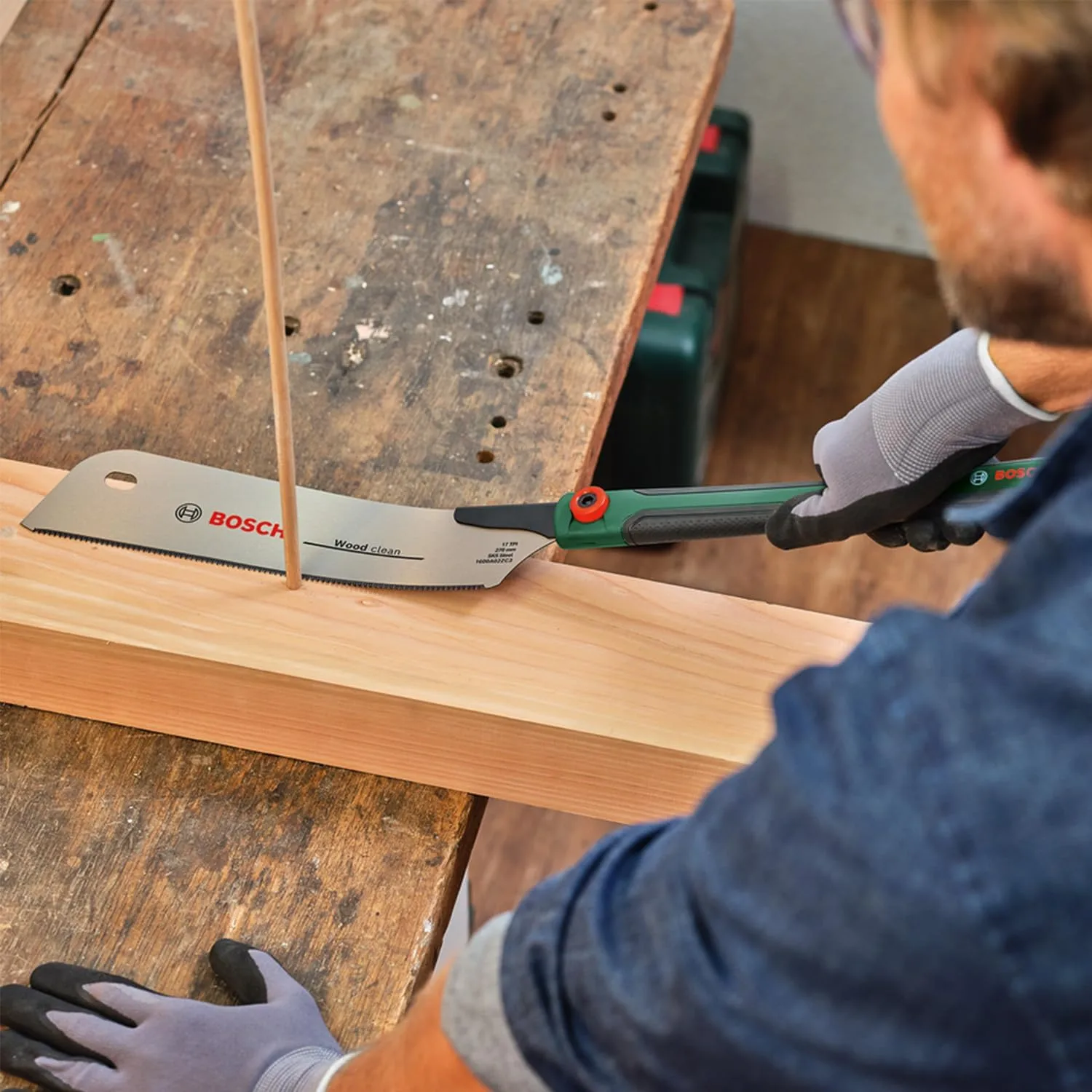 Ножівка по дереву Bosch Kataba, 270мм, 17TPI, пластикове руків'я - 4