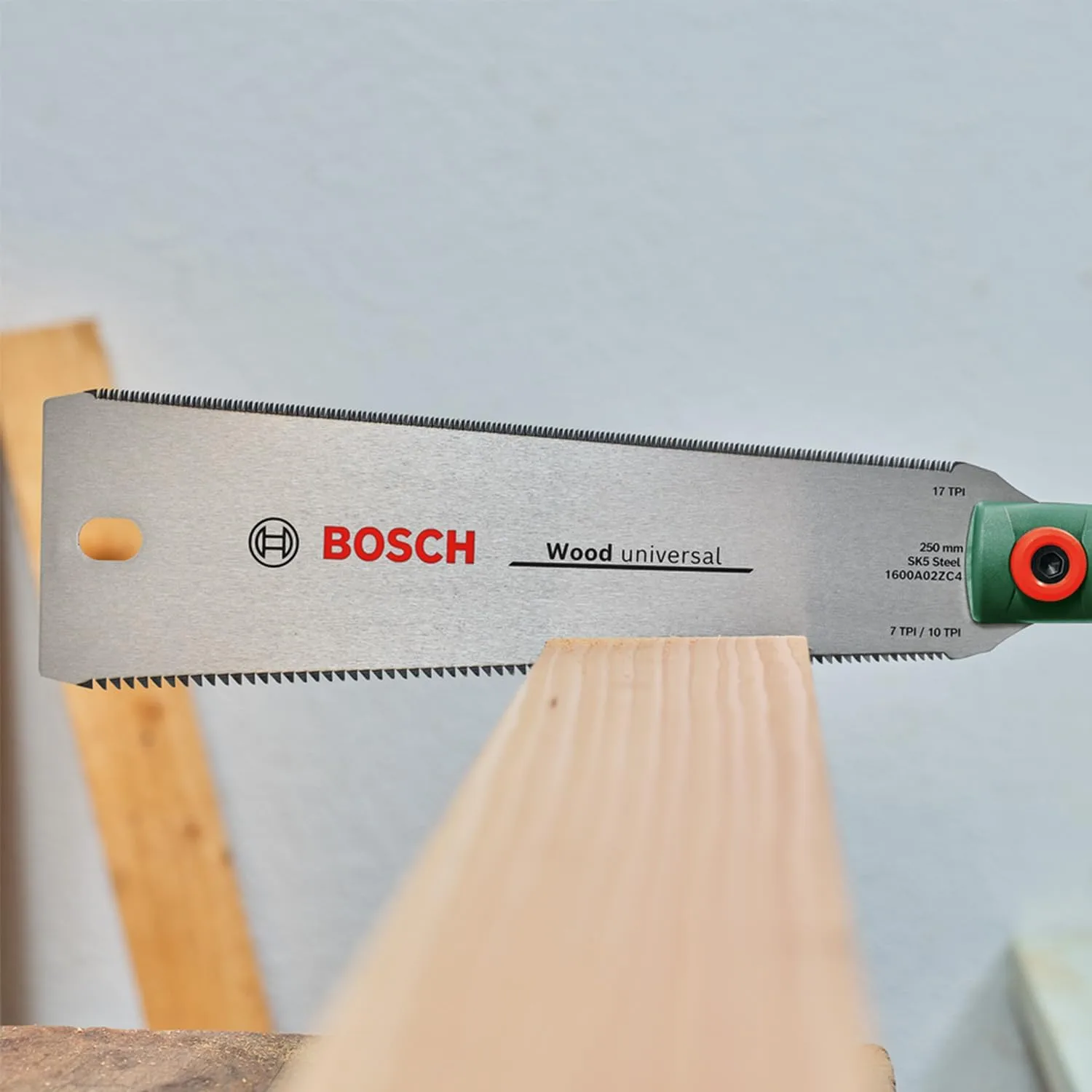 Ножівка по дереву Bosch Ryoba, 250мм, 17TPI, пластикове руків'я - 3