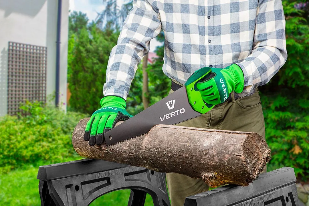 Ножівка по дереву Verto, 450мм, 7TPI, чохол - 2