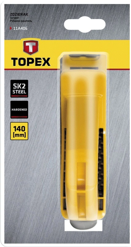 Рубанок ручний TOPEX, обдирний, пластмаса, 140мм - 2