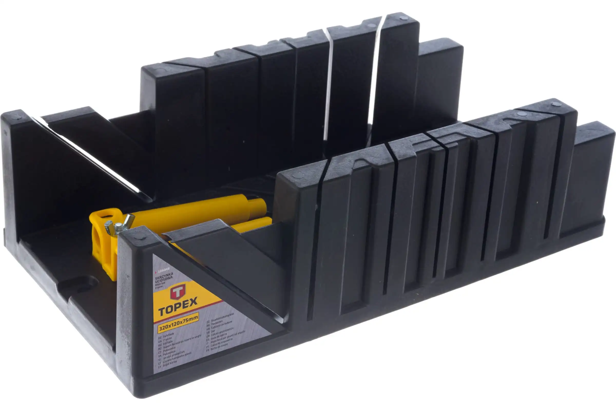 Стусло TOPEX, пластмаса, з фіксатором, 78х122х326мм - 2