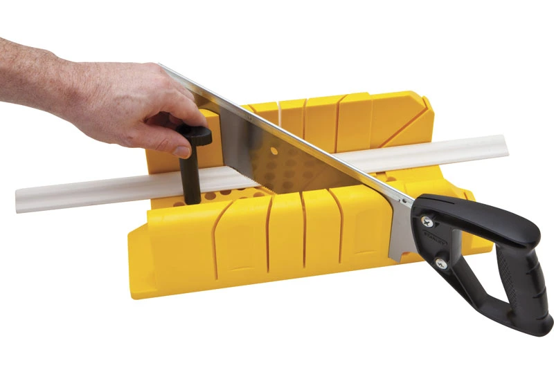 Стусло з ножівкою Stanley, ударостійкий полістирол, з фіксатором, 310х120х78мм