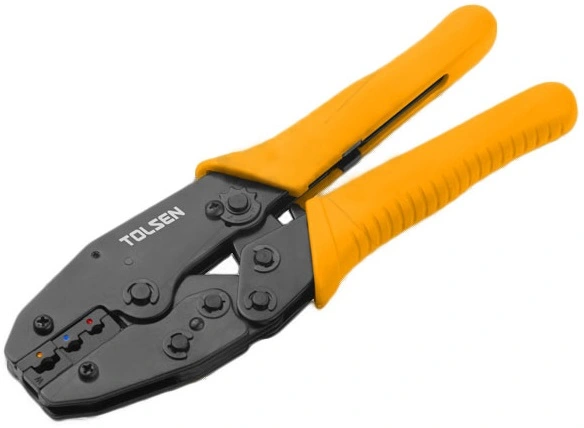 Кліщі обтискні Tolsen Профі, для обтиску наконечників 0.5-6мм2, 220мм - 2