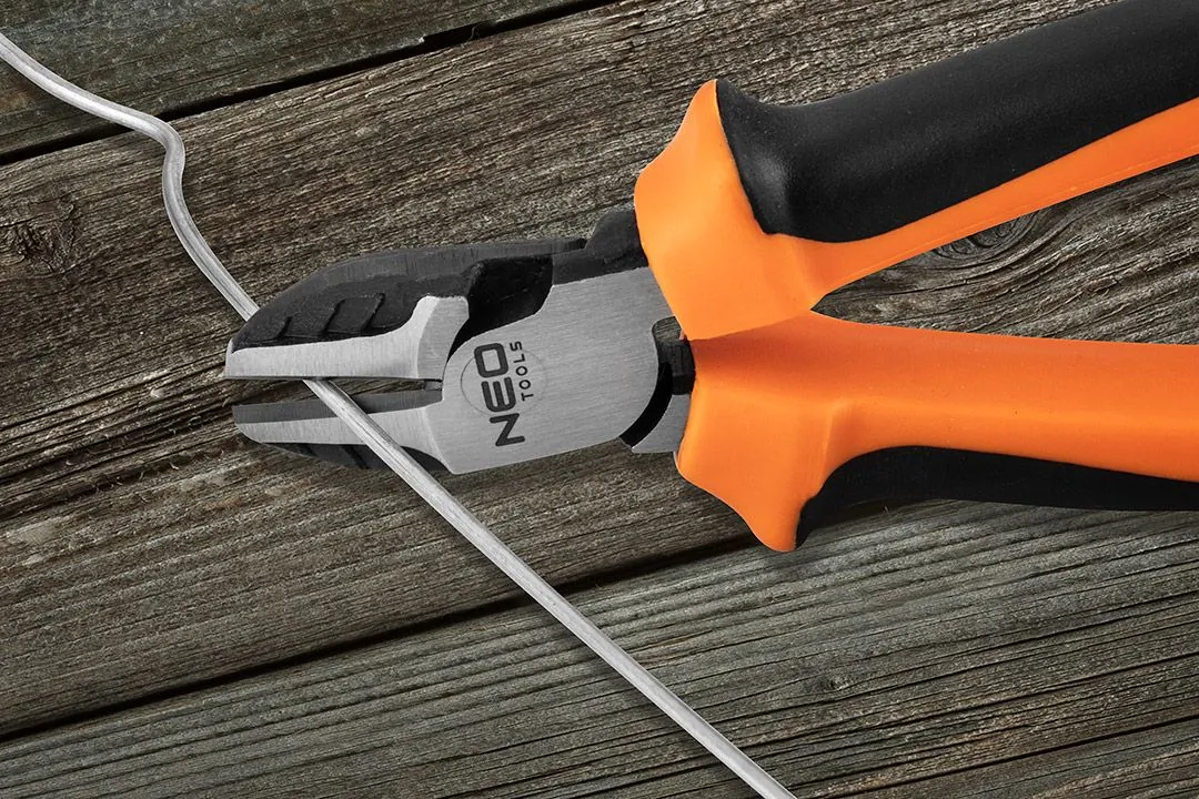 Кусачки-бокорізи Neo Tools 40% FS, до 40% зменшення прикладених зусиль, 160мм, CrNi - 6