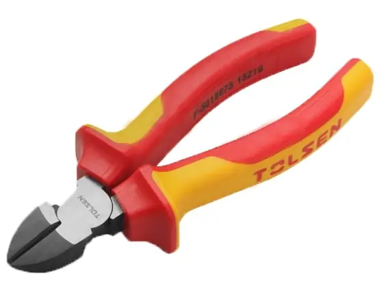 Кусачки-бокорізи Tolsen Premium, діелектричні, для робіт під напругою 1000В, 160мм, CrV - 2