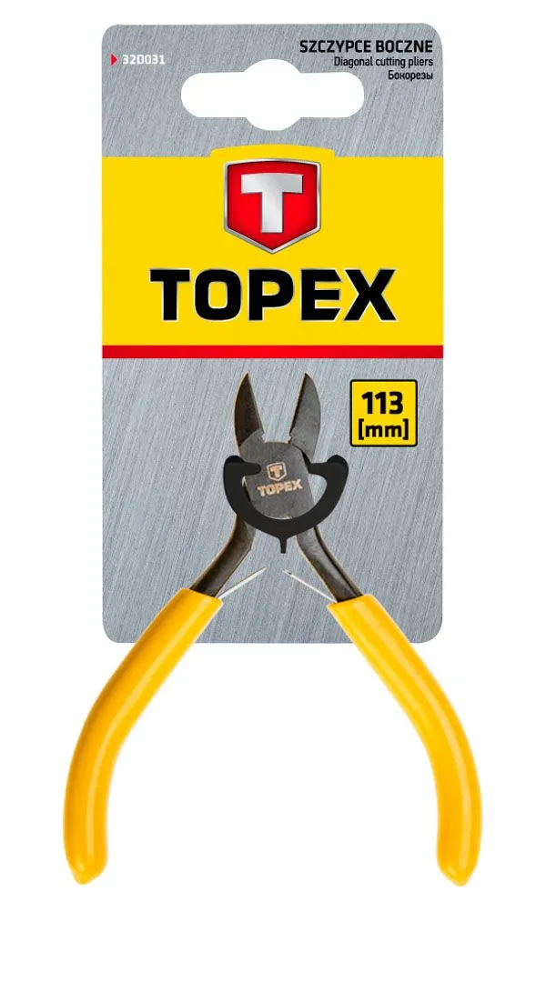 Кусачки-бокорізи TOPEX, прецизійні, 113мм - 2