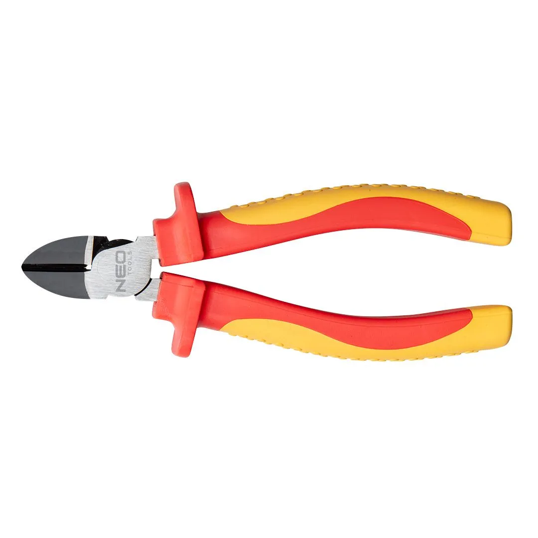 Кусачки-бокорізи Neo Tools, діелектричні, для робіт під напругою 1000В, 55-60HRc, 160мм, CrV