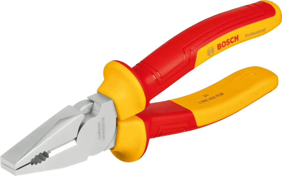 Плоскогубці комбіновані Bosch Professional, 180 мм, VDE - 3