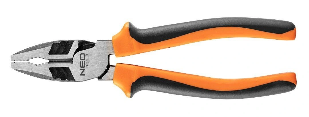 Плоскогубці комбіновані Neo Tools 40% FS, до 40% зменшення прикладених зусиль, 200мм, CrNi - 2