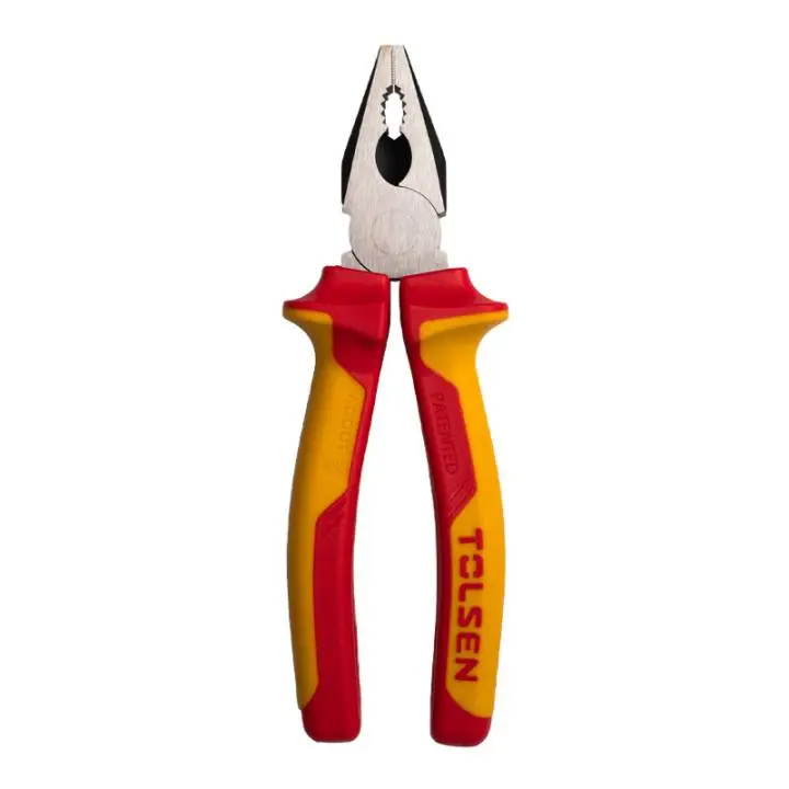 Плоскогубці комбіновані Tolsen Premium, діелектричні, для робіт під напругою 1000В, 200мм, CrV - 3