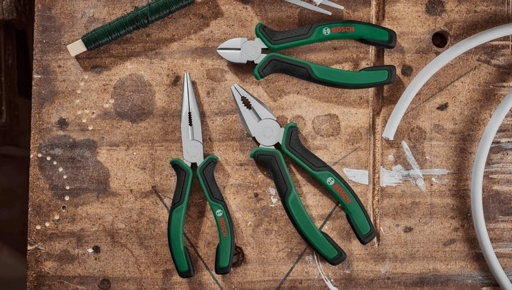 Плоскогубці подовжені прямі Bosch, 180мм - 4