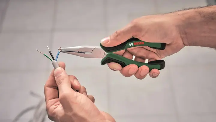 Плоскогубці подовжені прямі Bosch, 180мм - 2