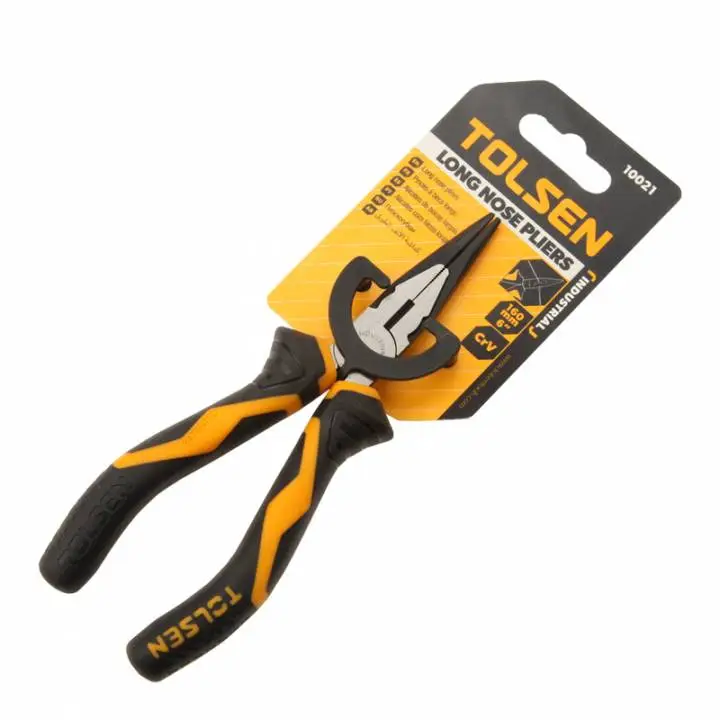 Плоскогубці подовжені прямі Tolsen Профі, 160мм - 4
