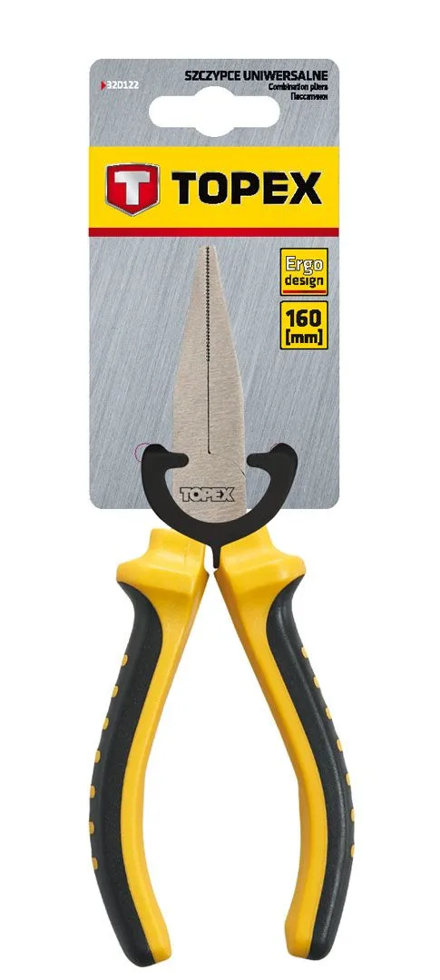 Плоскогубці прямі TOPEX, 160мм - 2