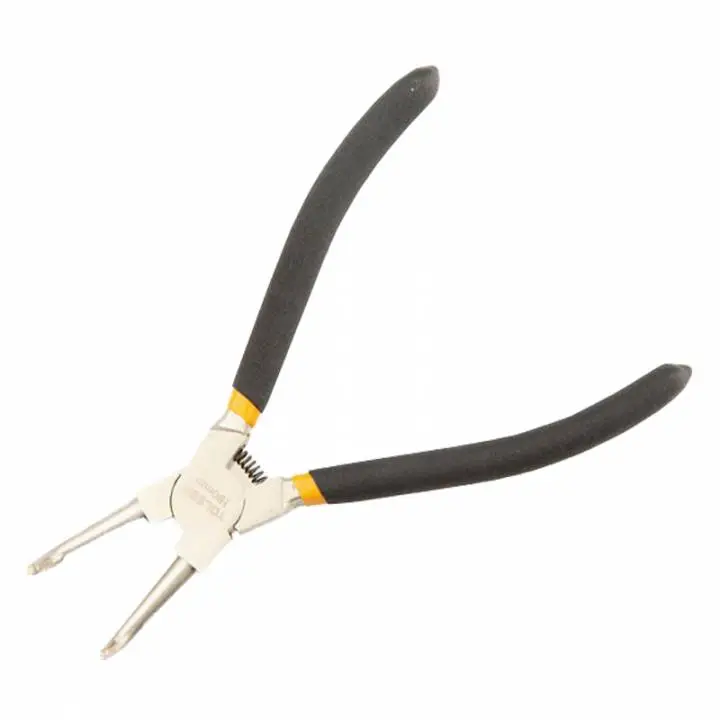 Щипці для стопорних кілець Tolsen, вигнуті, 19-60мм, 165мм - 2