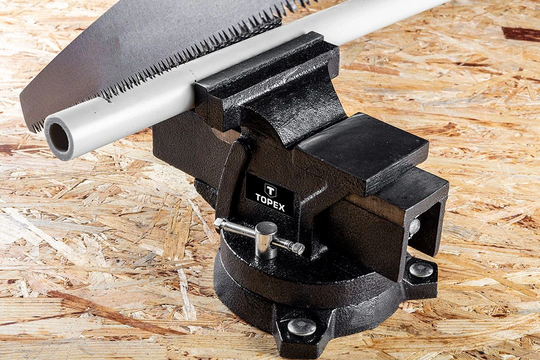 Лещата TOPEX, поворотні, чавунні, 100мм, 5.3кг - 2