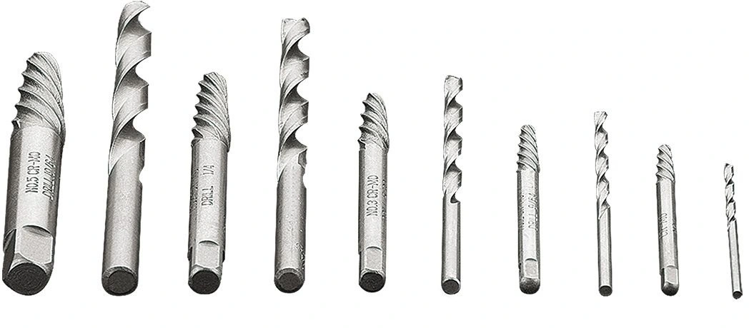 Екстрактори для зламаних гвинтів Neo Tools, набір 10шт, для гвинтів 2-7.5мм, CrMo, кейс - 4