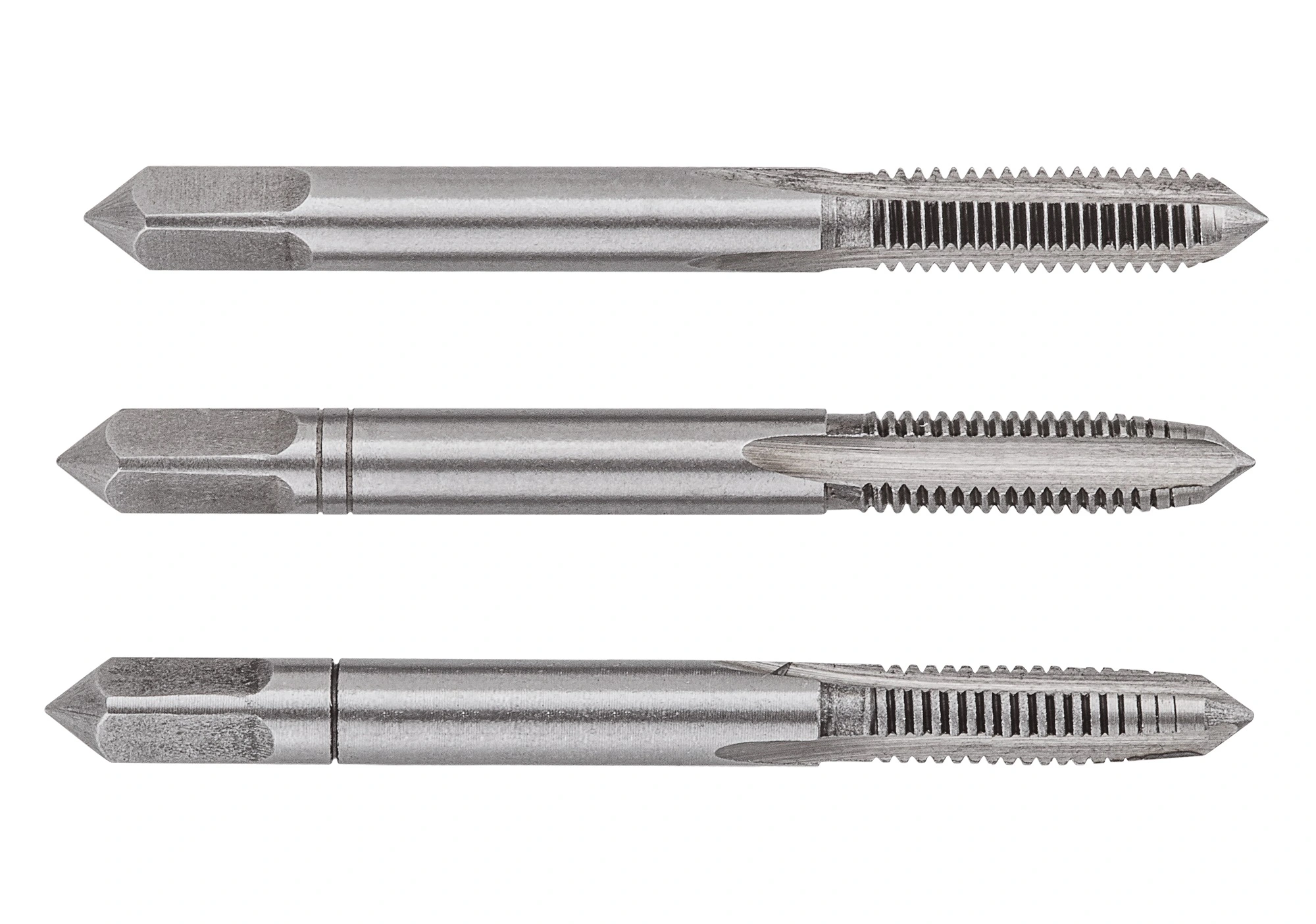 Мітчики TOPEX, 3шт, М4, крок різьблення 0.75мм, 44мм, вольфрамова сталь, футляр