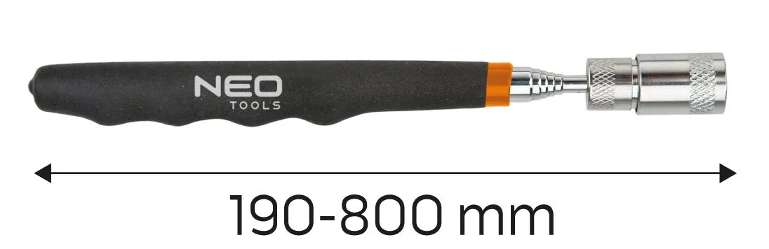 Магнітний тримач Neo Tools телескопічний, 90-800мм, вантажопідйомність до 3.5кг - 8