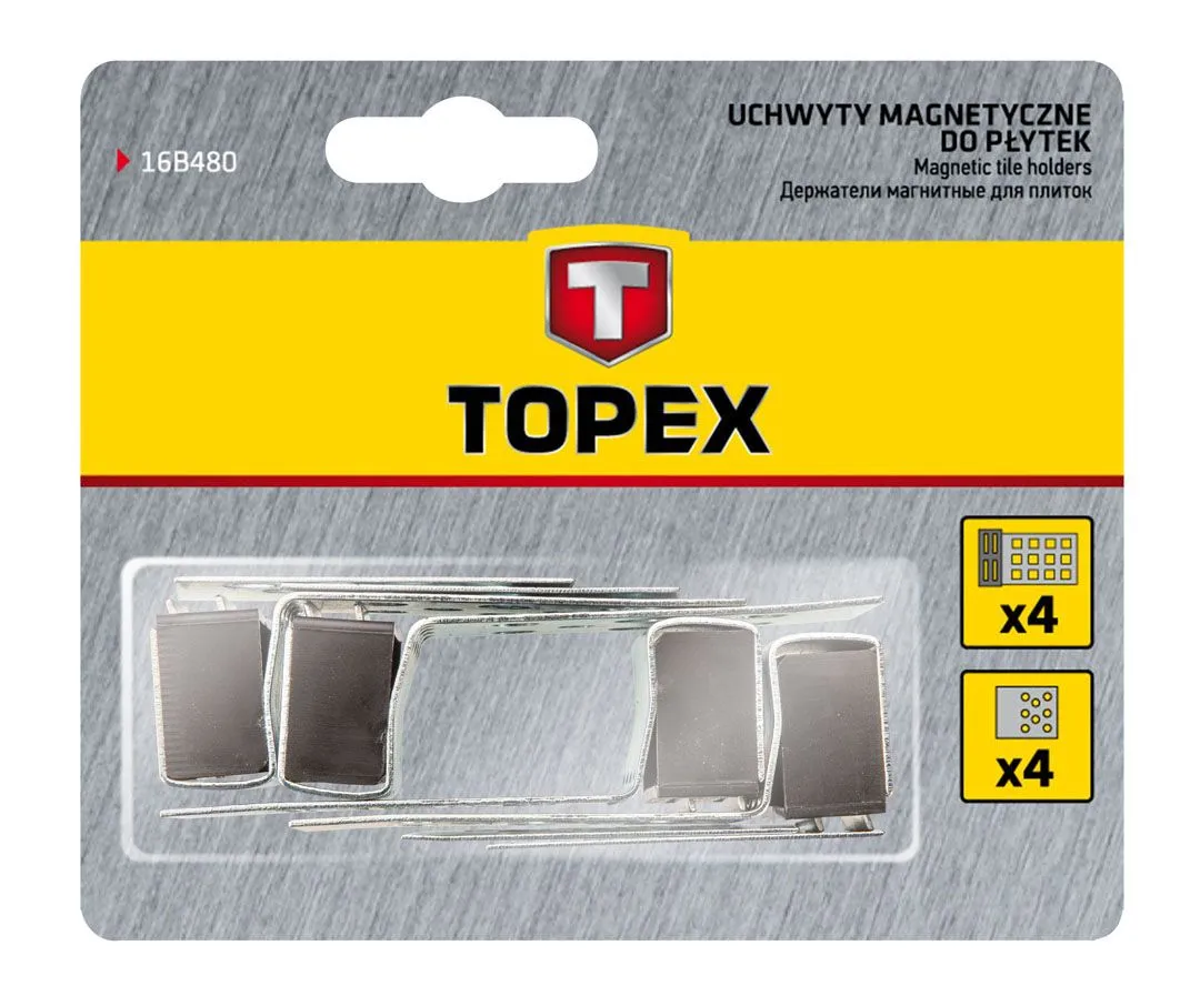 Магніти для кахельної плитки TOPEX, 4шт - 2