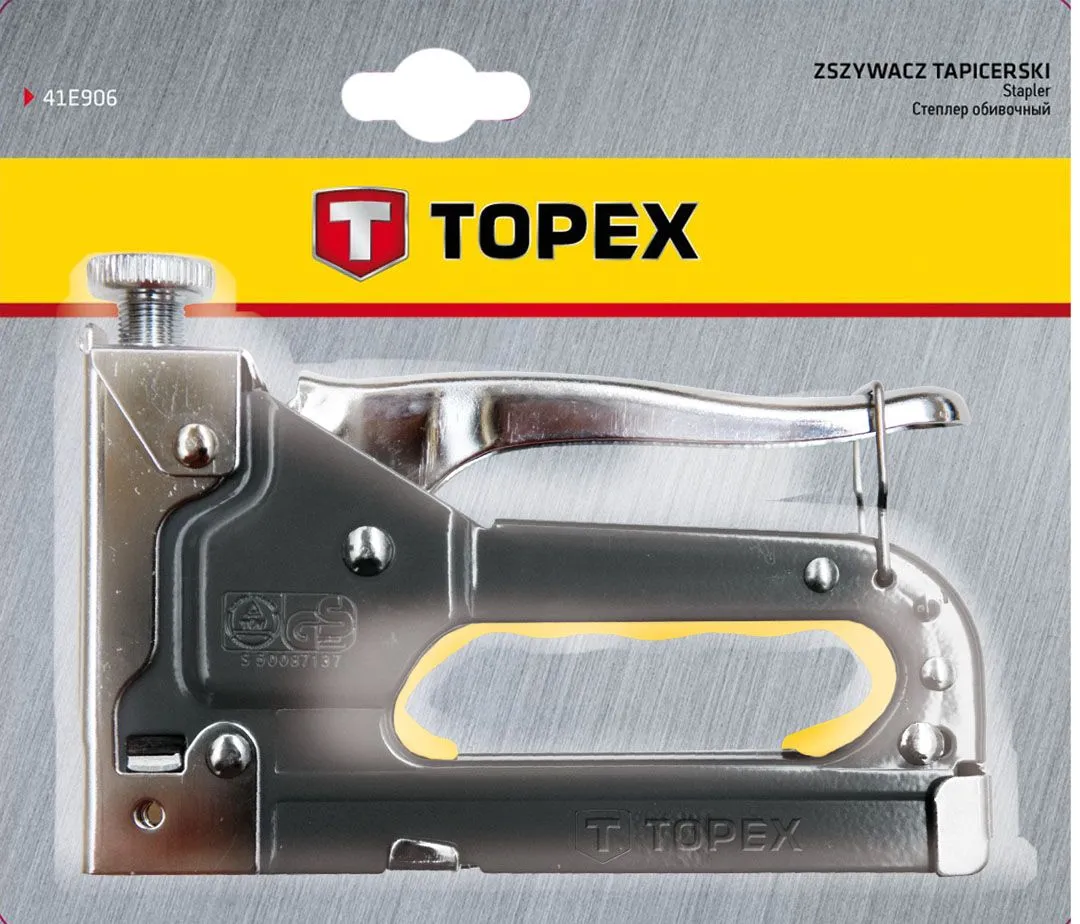 Степлер TOPEX, 6-14мм, тип скоб J, регулювання забивання скоби - 2