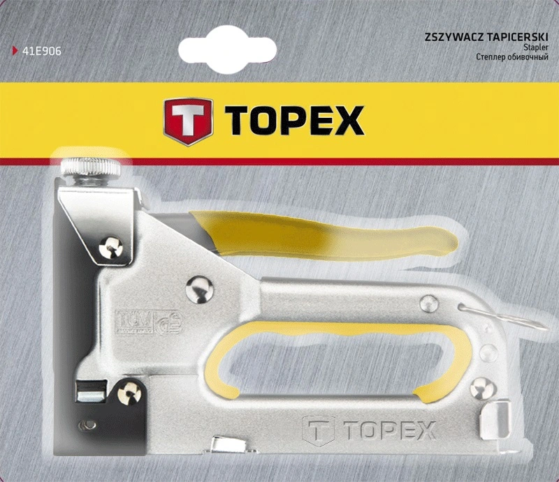 Степлер TOPEX, 6-14мм, тип скоб J, тримач прогумований, регулювання забивання скоби - 2