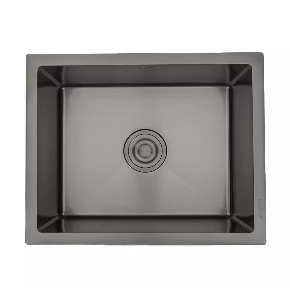 Кухонна мийка GAPPO GS5040-6 інтегрована 500x400 мм, нержавіюча сталь, поверхня PVD