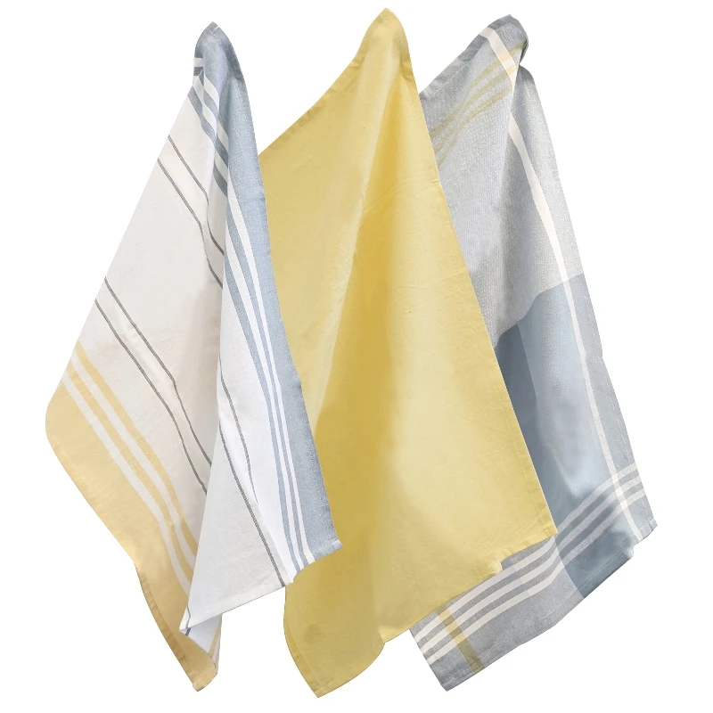 Набір кухонних рушників KELA Pasado сонячно-жовтий, 65х45 см, 3 шт - 2