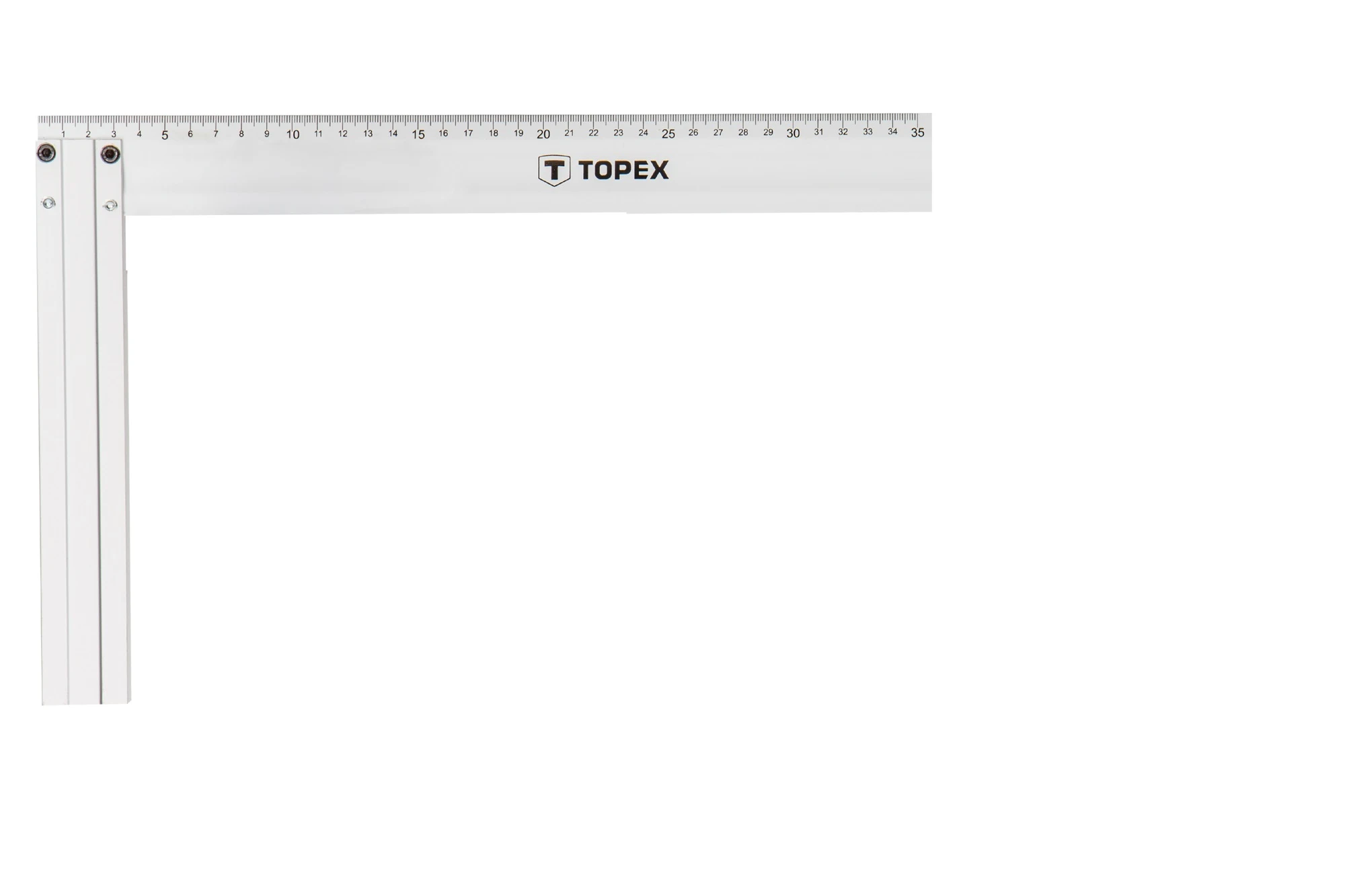Кутник будівельний TOPEX, алюмінієвий, 350x190мм