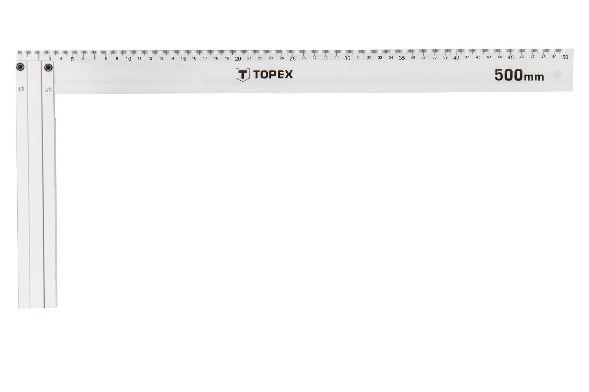 Кутник будівельний TOPEX, алюмінієвий, 500x235мм