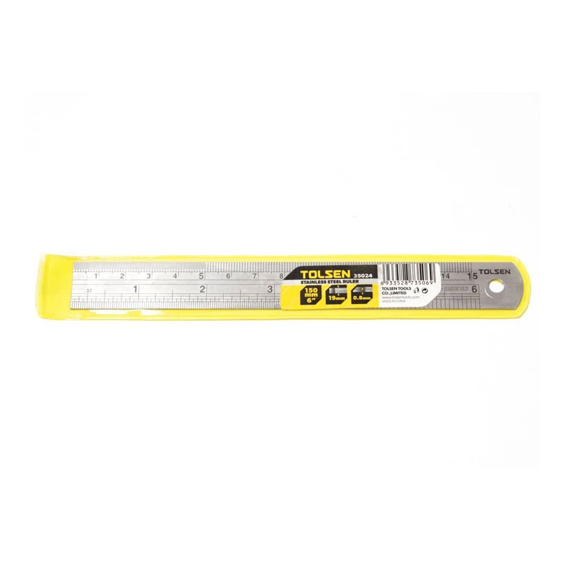 Лінійка Tolsen, нержавіюча сталь, 150мм - 2