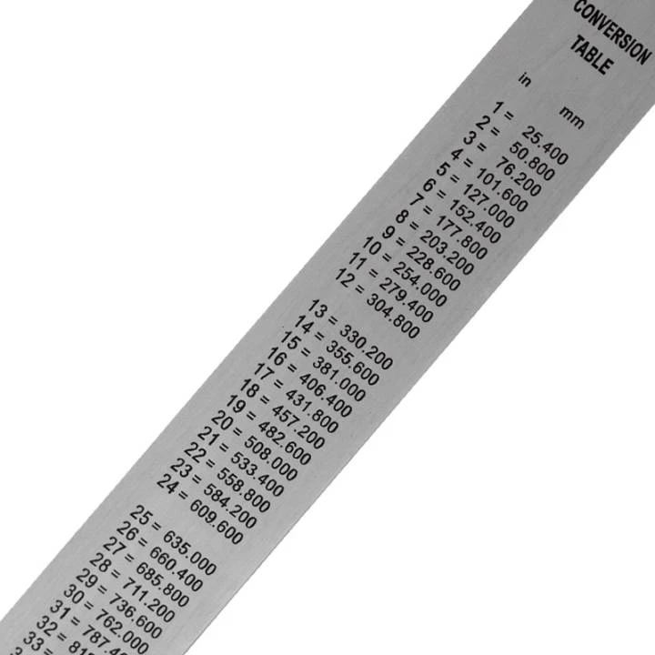 Лінійка Tolsen, нержавіюча сталь, 100мм - 2