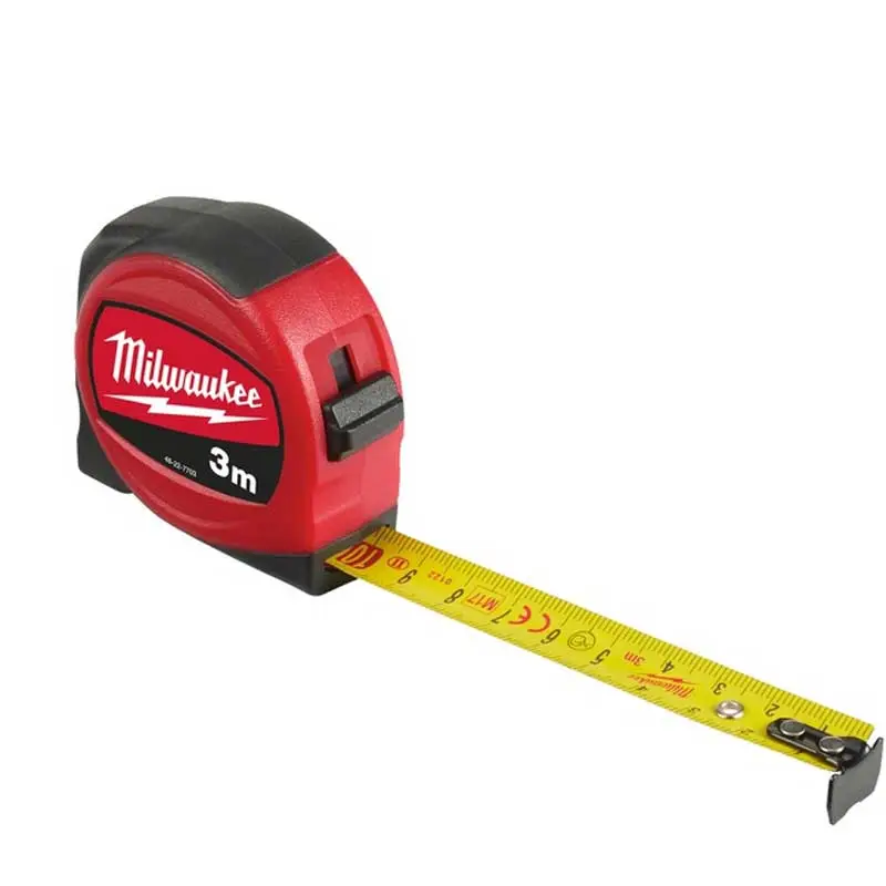Рулетка Milwaukee, 3мх16мм, з фіксатором змотування, АБС-пластик