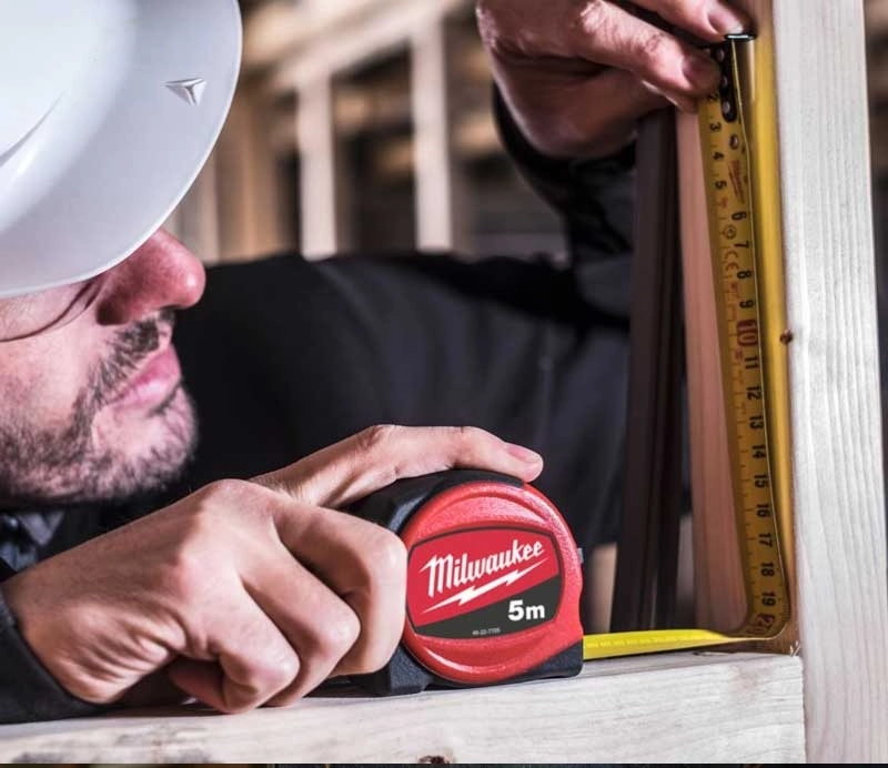Рулетка Milwaukee, 3мх16мм, з фіксатором змотування, АБС-пластик - 2