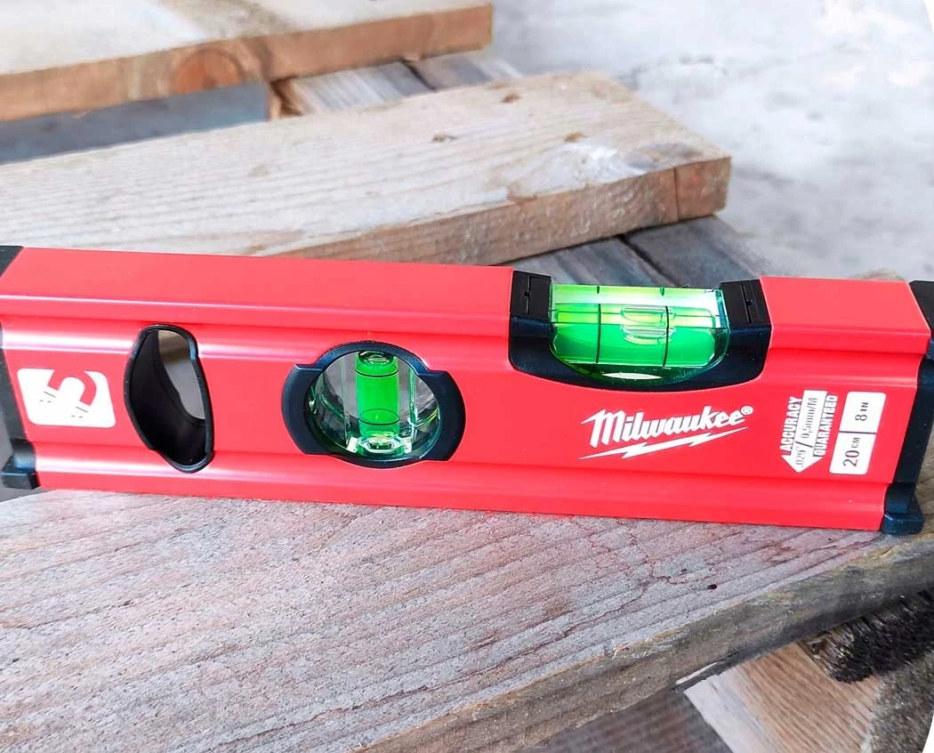 Рівень Milwaukee Slim Box, 20см, 2 капсули, алюмінієвий корпус - 2
