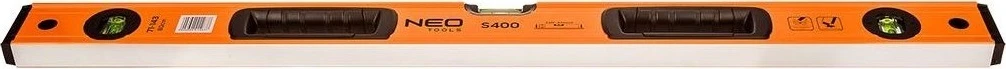 Рівень Neo Tools S 400 алюмінієвий, 80см, 3 капсули, 2 отвори для рук - 2