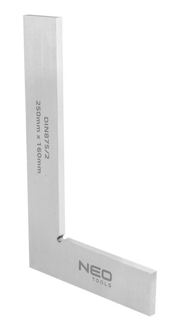 Кутник Neo Tools прецизійний, 25x16см, 90°, DIN875/2, вуглецева сталь