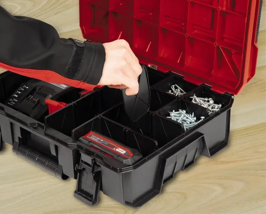 Набір пластикових перегородок для кейсу Einhell Plastic Compartments Set, 9шт - 2